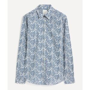 Paul Smith Blue Liberty Floral Print Long Sleeve Button Down Slim Fit Shirt - XL